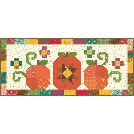 Pumpkin Trio Table Runner Kit by Heather Peterson (Estimated Ship Date Aug. 2024)