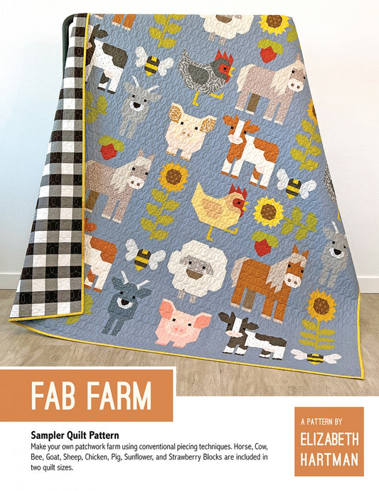 Modèle de courtepointe Fab Farm par Elizabeth Hartman