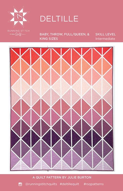 Deltille Quilt Pattern by Running Stitch Quilts