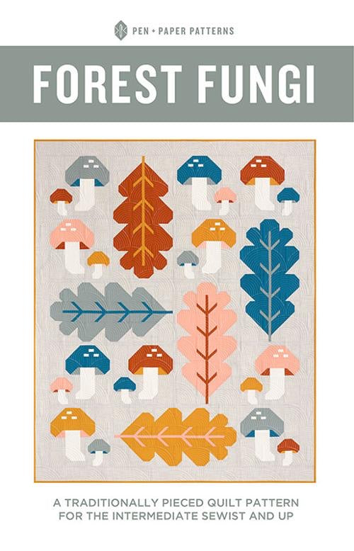 Forest Fungi Quilt Pattern by Pen and Paper Patterns