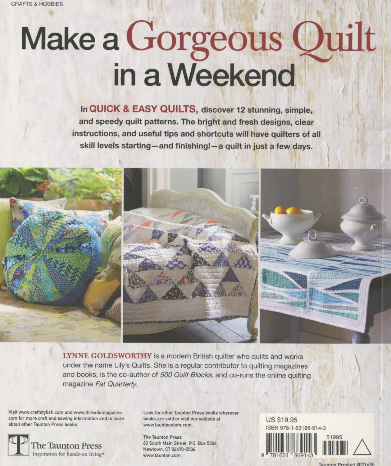 Quick and Easy Quilts: 20 Machine Quilting Projects [Book]