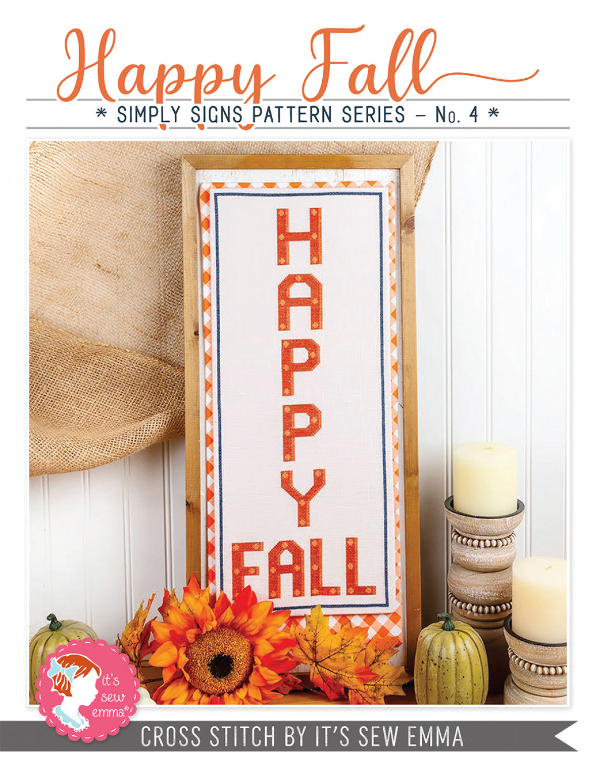 Happy Fall Simply Signs # ISE-4006 - Special Order