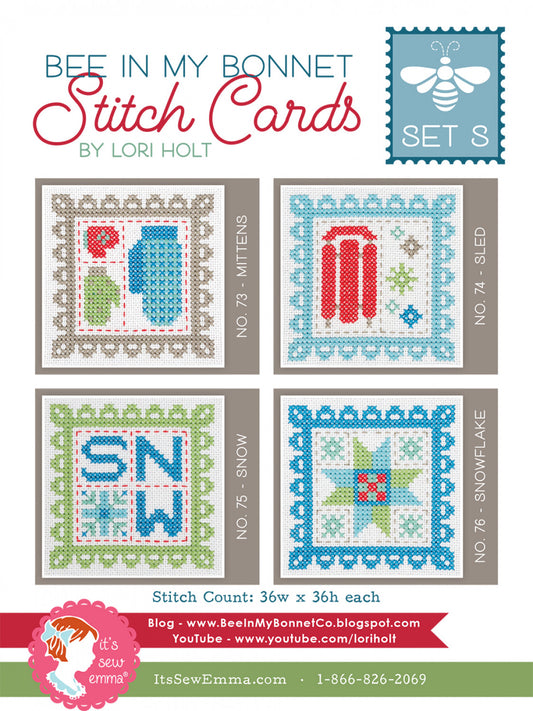 Stitch Card Set S # ISE-4024 - Special Order