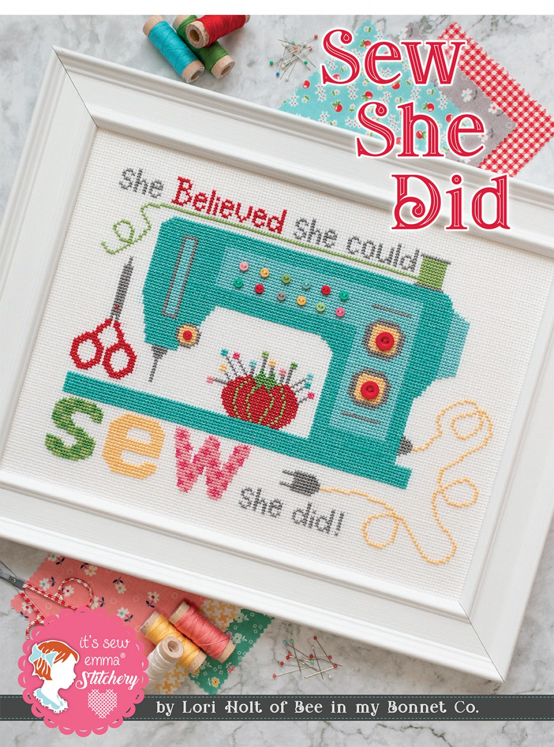 Sew She Did Cross Stitch Pattern # ISE-404 - Special Order