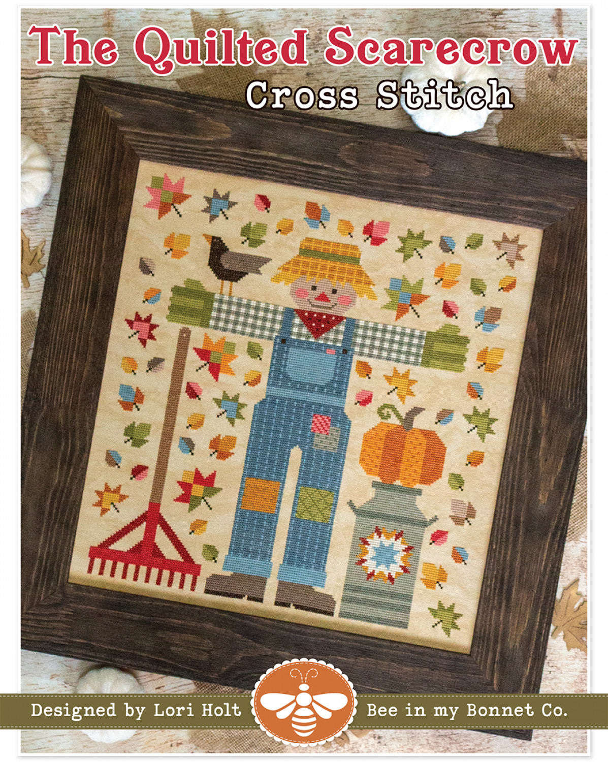 The Quilted Scarecrow Cross Stitch Pattern # ISE-4055 - Special Order