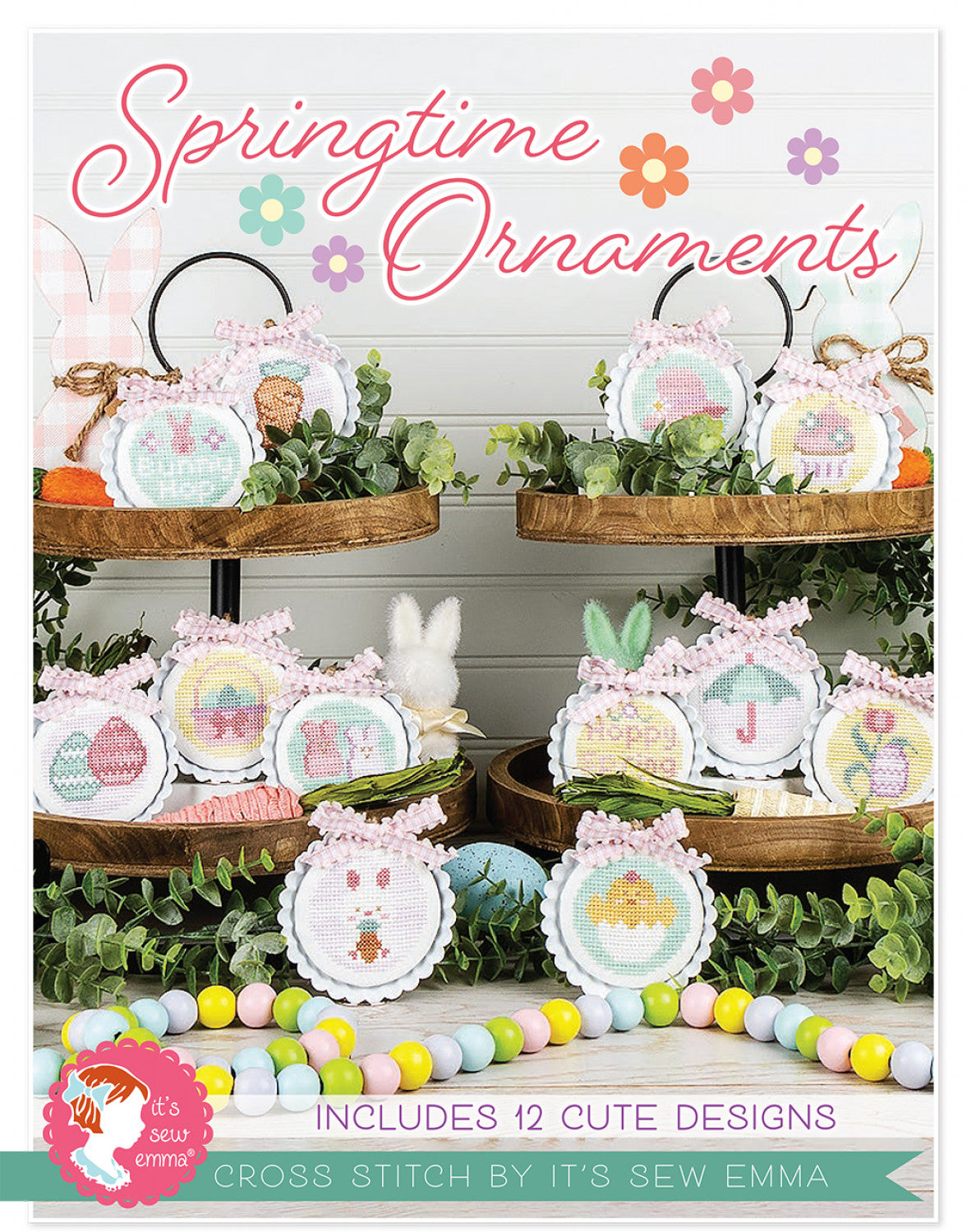 Springtime Ornaments Cross Stitch Pattern # ISE-4056 - Special Order