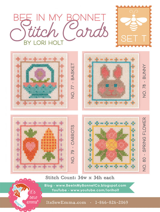 Stitch Card Set T # ISE-4057 - Special Order