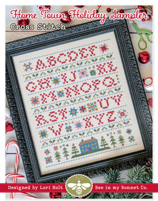 Home Town Holiday Sampler Cross Stitch Pattern # ISE-4061 - Special Order