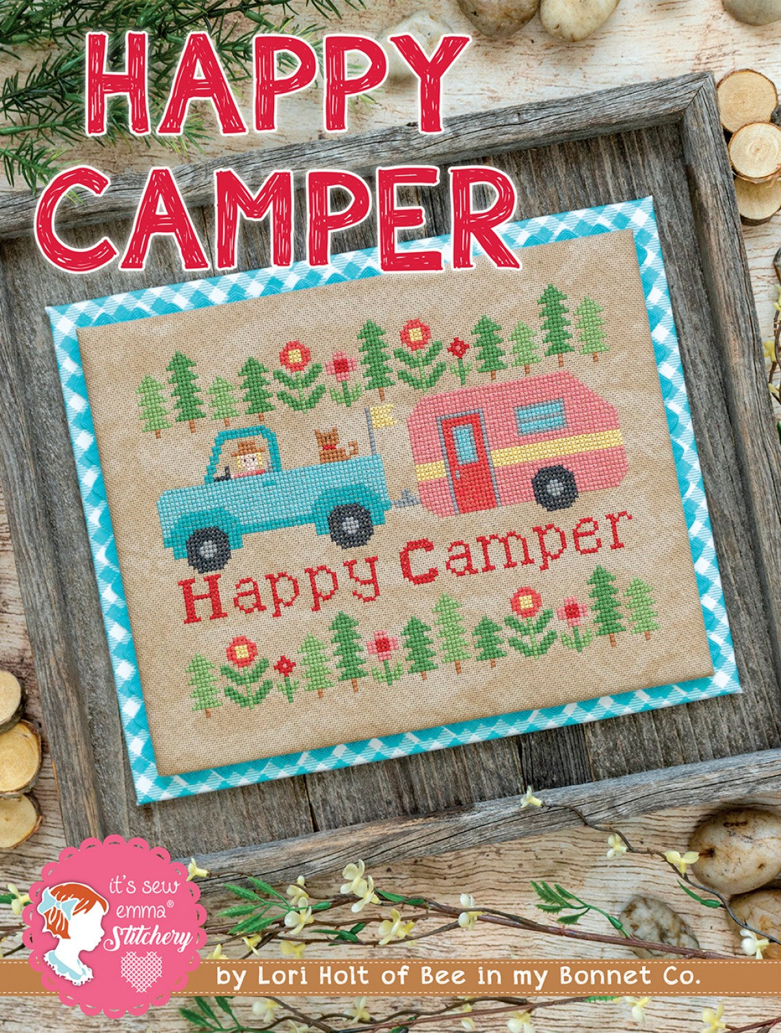 Happy Camper Cross Stitch Pattern # ISE-408 - Special Order