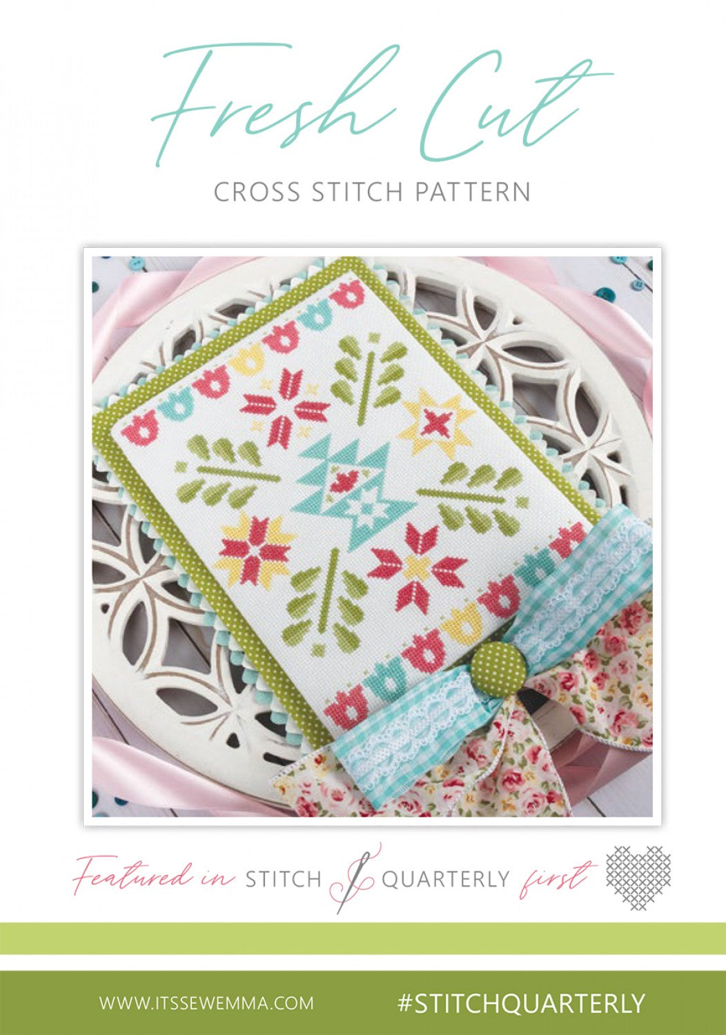 Fresh Cut Cross Stitch Pattern # ISE-442 - Special Order