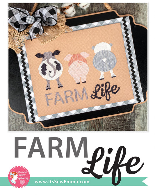 Farm Life Cross Stitch # ISE-452 - Special Order