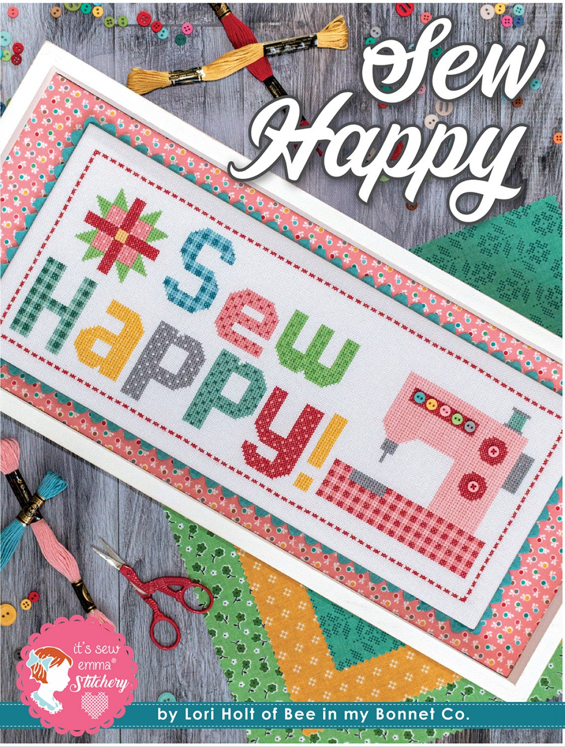 Sew Happy Cross Stitch Pattern # ISE-453 - Special Order