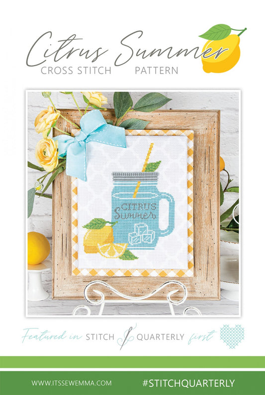 Citrus Summer Cross Stitch Pattern # ISE-459 - Special Order