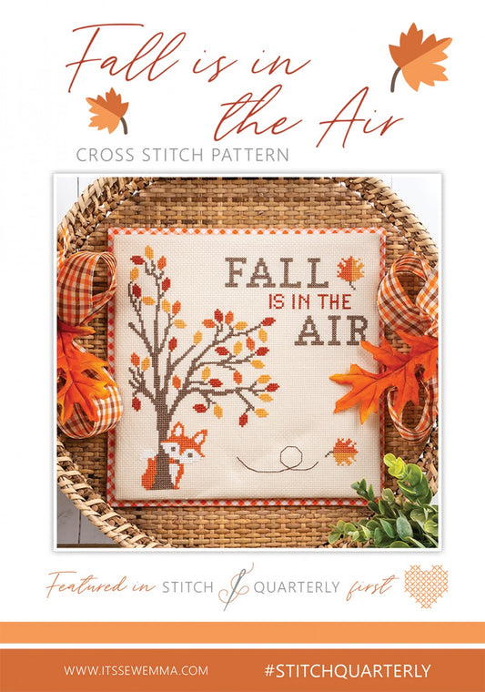 Fall Is In The Air Cross Stitch Pattern # ISE-460 - Special Order