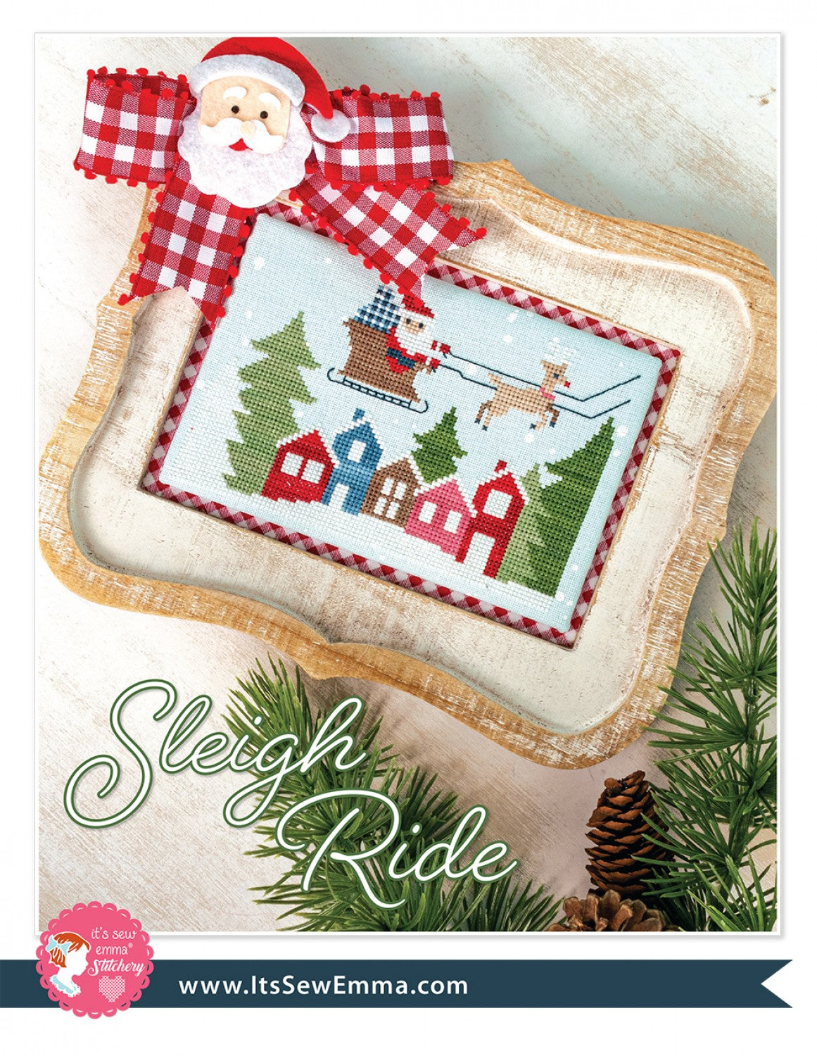 Sleigh Ride Cross Stitch Pattern # ISE-464 - Special Order