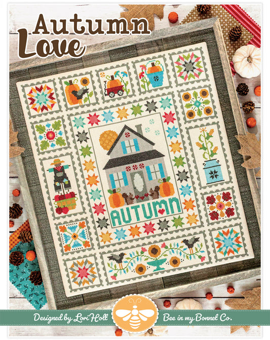 Autumn Love Cross Stitch Pattern # ISE-472 - Special Order