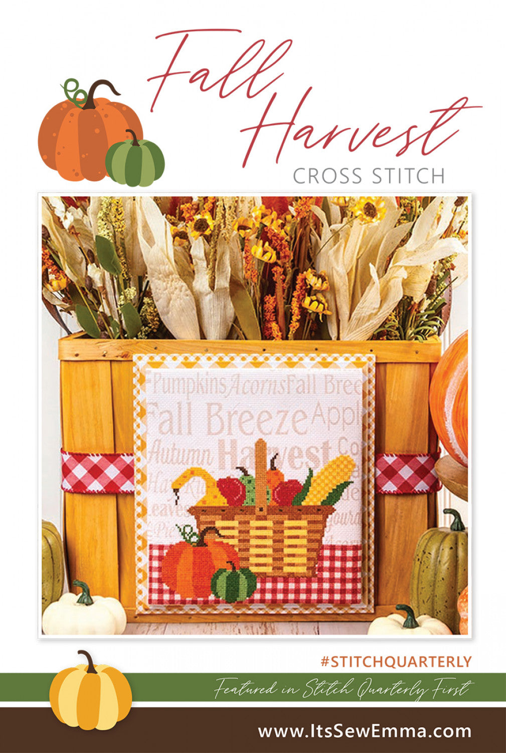 Fall Harvest Signs Cross Stitch Pattern # ISE-476 - Special Order