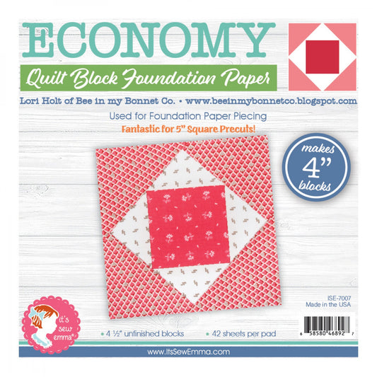 Economy Quilt Block Foundation Papers- Special Order