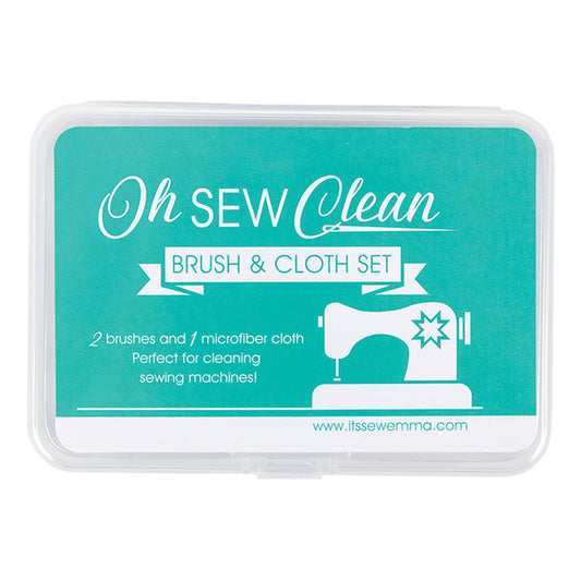 Oh Sew Clean Brush and Cloth Set - Special Order