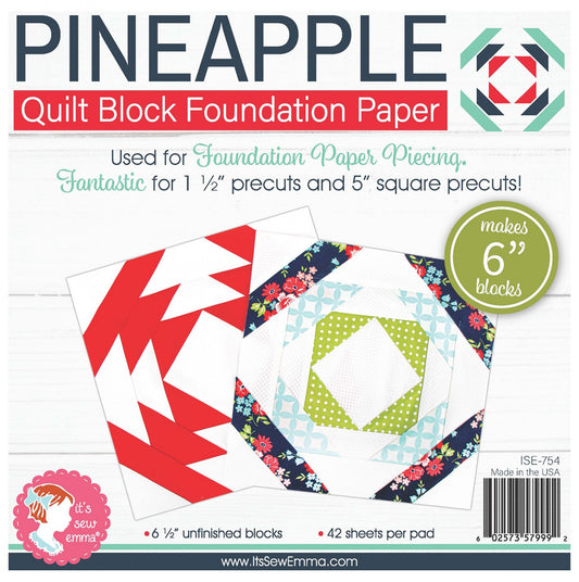 Pineapple Block Foundation Paper Pad- Special Order