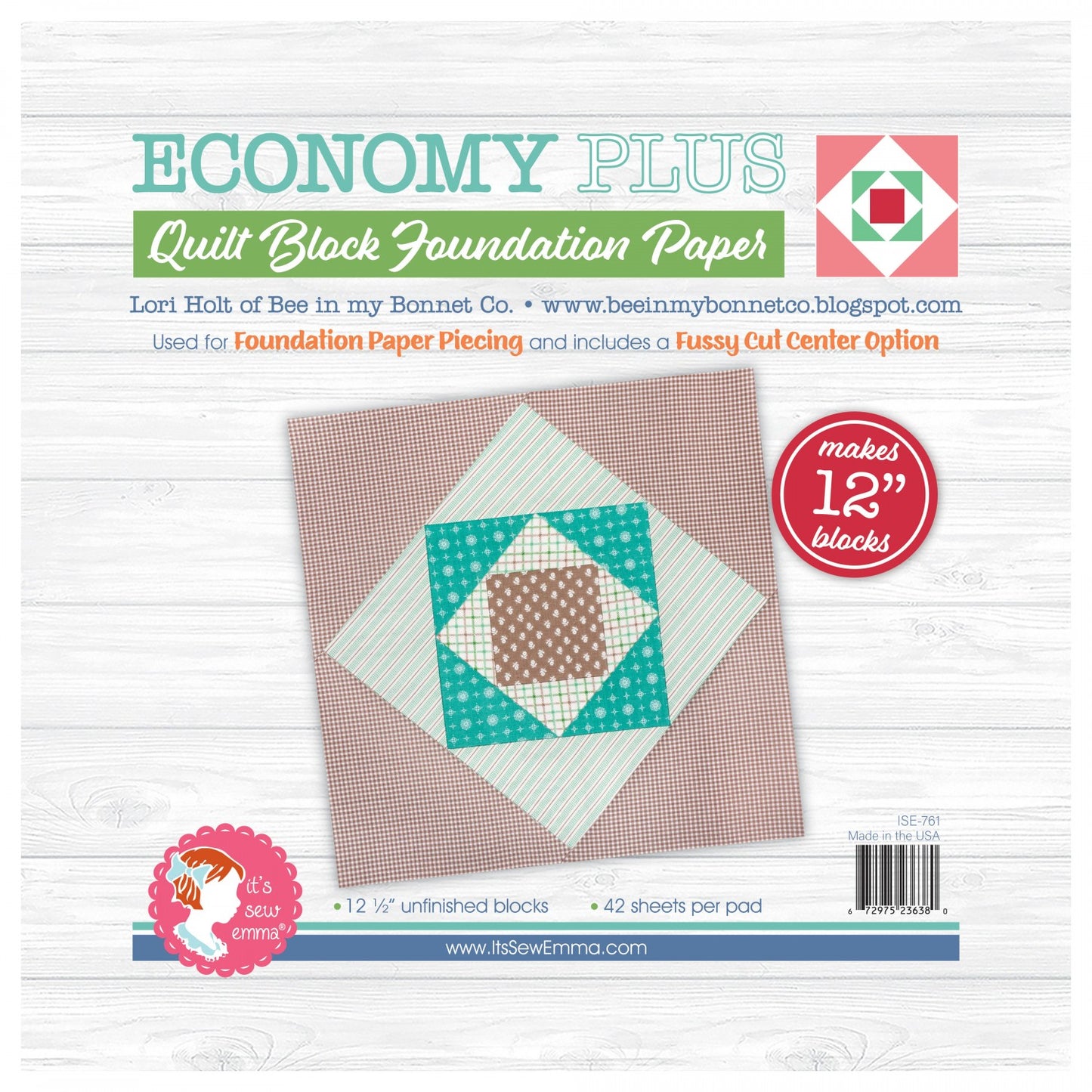 Economy Quilt Block Foundation Papers- Special Order