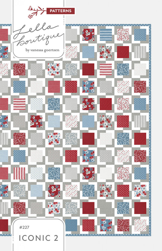 Iconic 2 Quilt Pattern by Lella Boutique