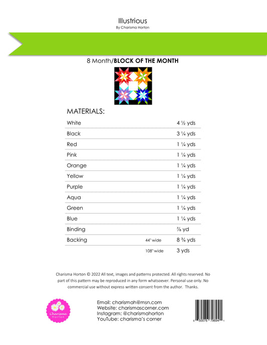 Illustrious BOM # CH-429 - Special Order