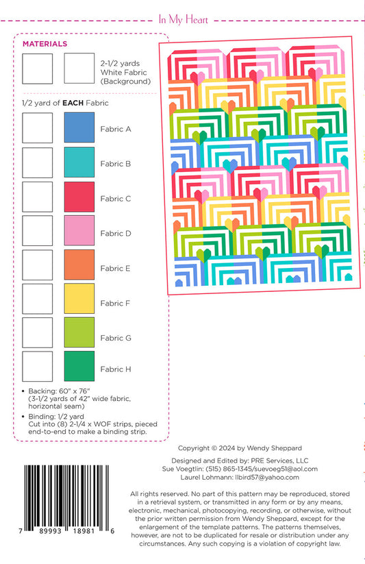 In My Heart # WS76 - Special Order