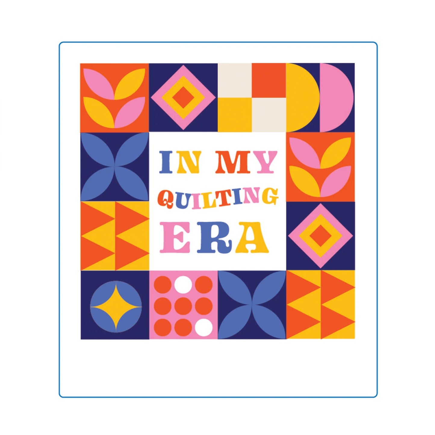 In My Quilting Era Sticker by Slightly Biased Quilts