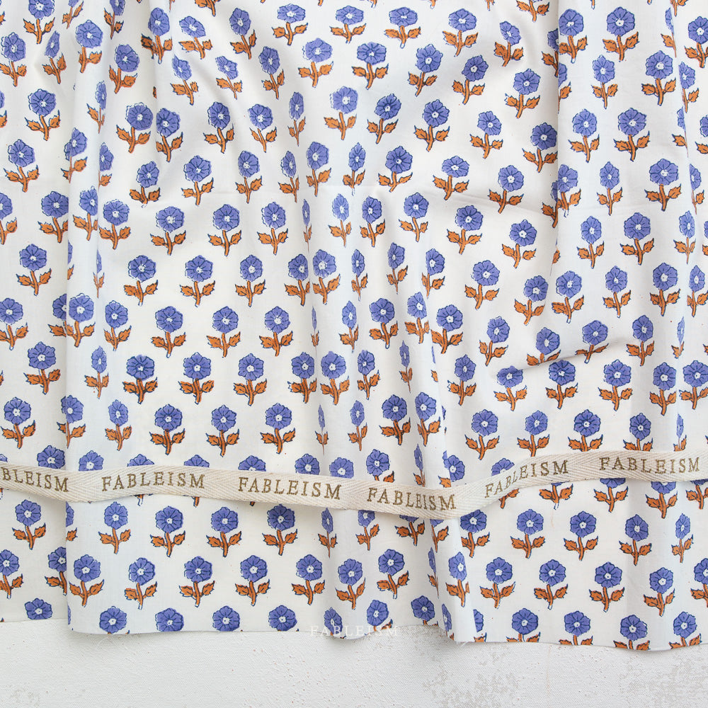 Indian Block Prints: Cottage by Fableism - Flowerling Violet BPCT-10-FWG-VIOLET