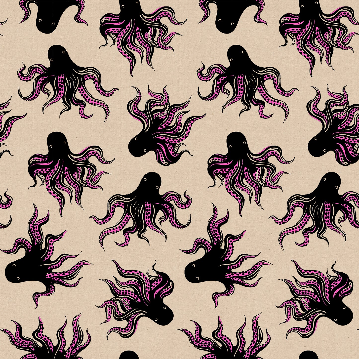 Ink Shop by Sarah Watts : Mystery Food CANVAS Neon Pink RS2142 14L