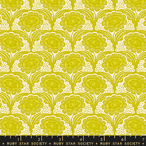 Ink Shop by Sarah Watts : Scallop Flower Pistachio RS2140 11