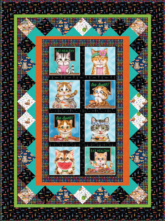 Instagram Famous by Kayomi Harai : Meowy Famous Quilt Kit