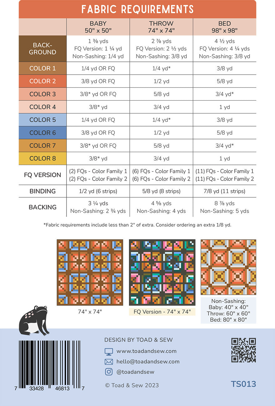 Intertwined Quilt Pattern by Toad & Sew