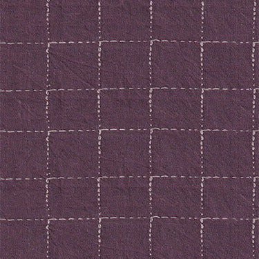 Intervals Wovens by Ghazal Razavi : Large Check Purple W91100-85