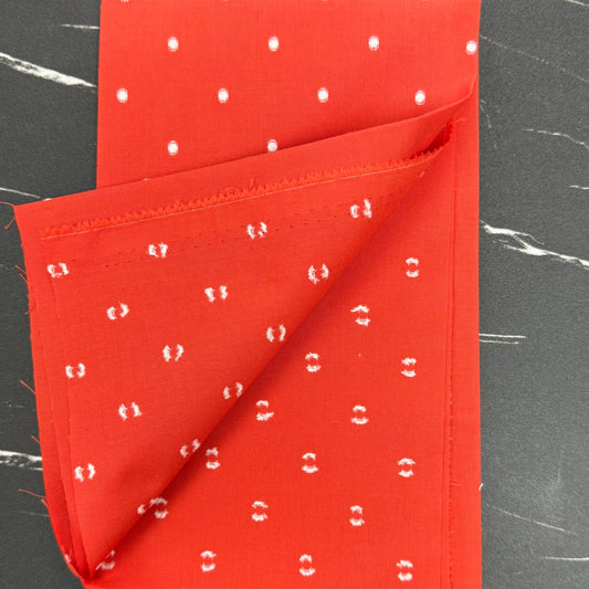 Intervals Wovens by Ghazal Razavi : Large Dots Red W91099-26