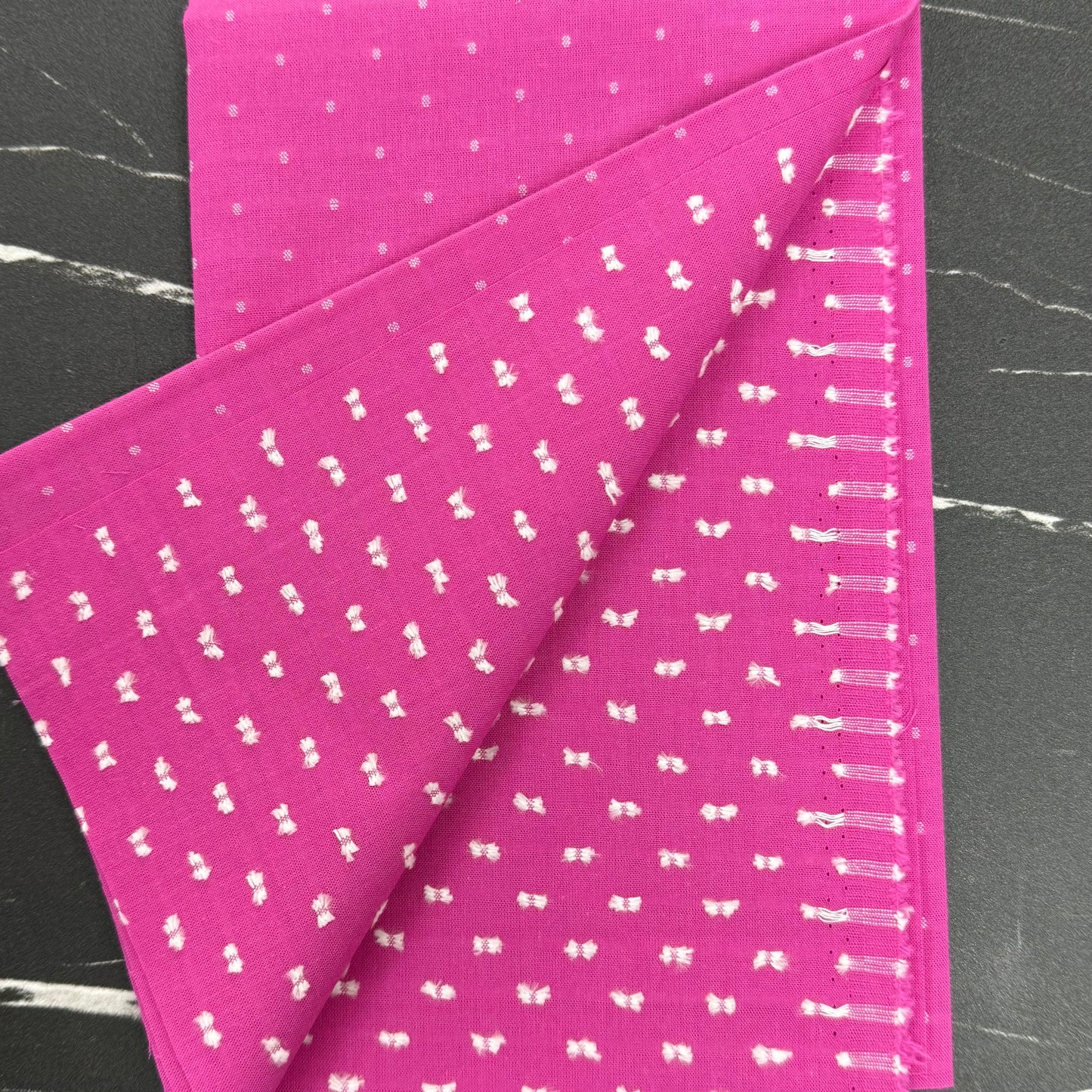 Intervals Wovens by Ghazal Razavi : Small Dots Magenta W91102-28