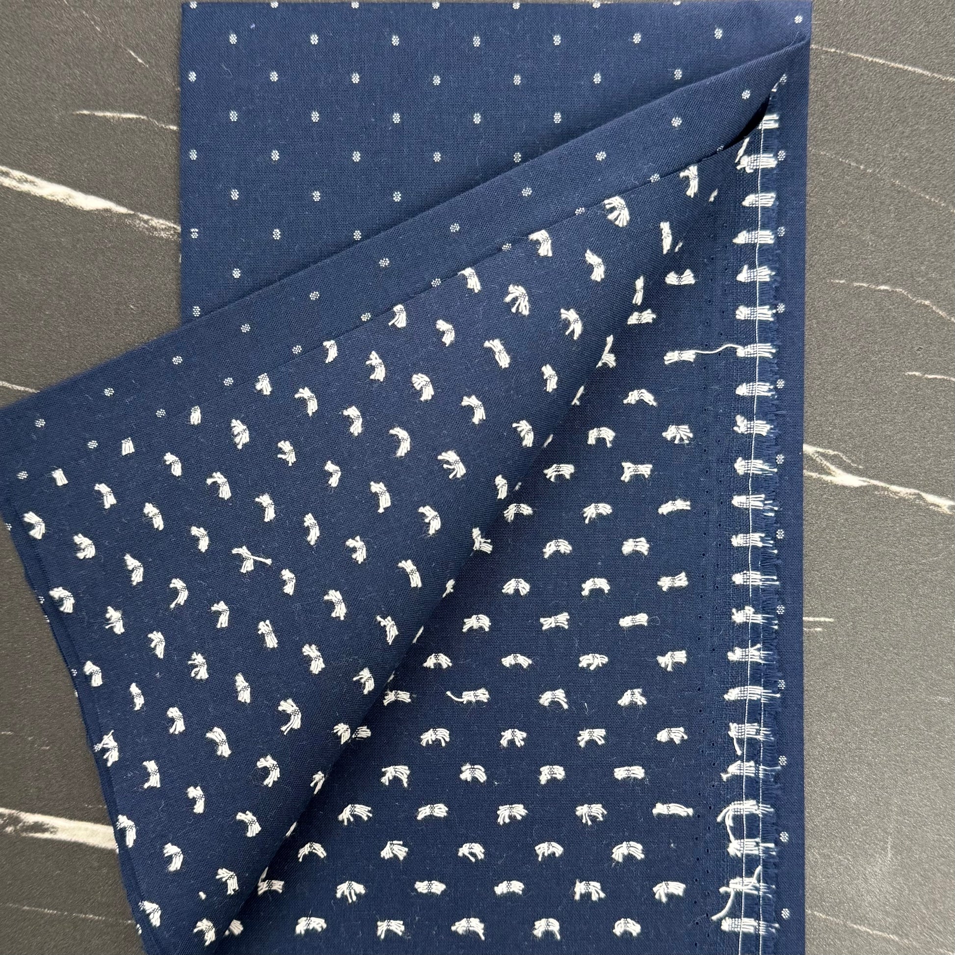 Intervals Wovens by Ghazal Razavi : Small Dots Navy W91102-49