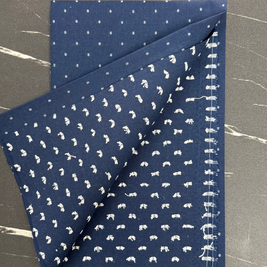 Intervals Wovens by Ghazal Razavi : Small Dots Navy W91102-49