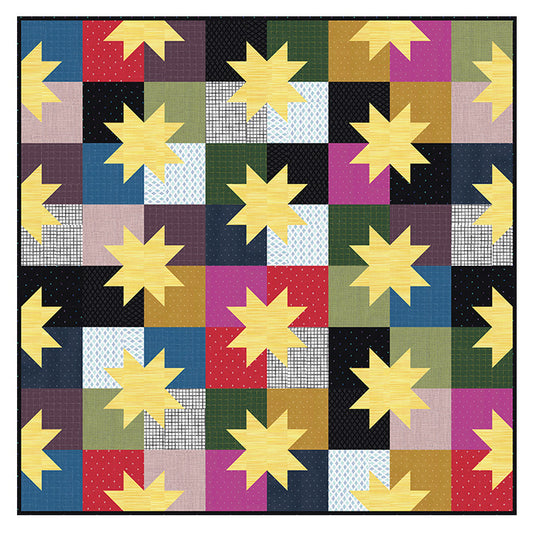 Intervals Wovens by Ghazal Razavi : Star Pop II Quilt Reference