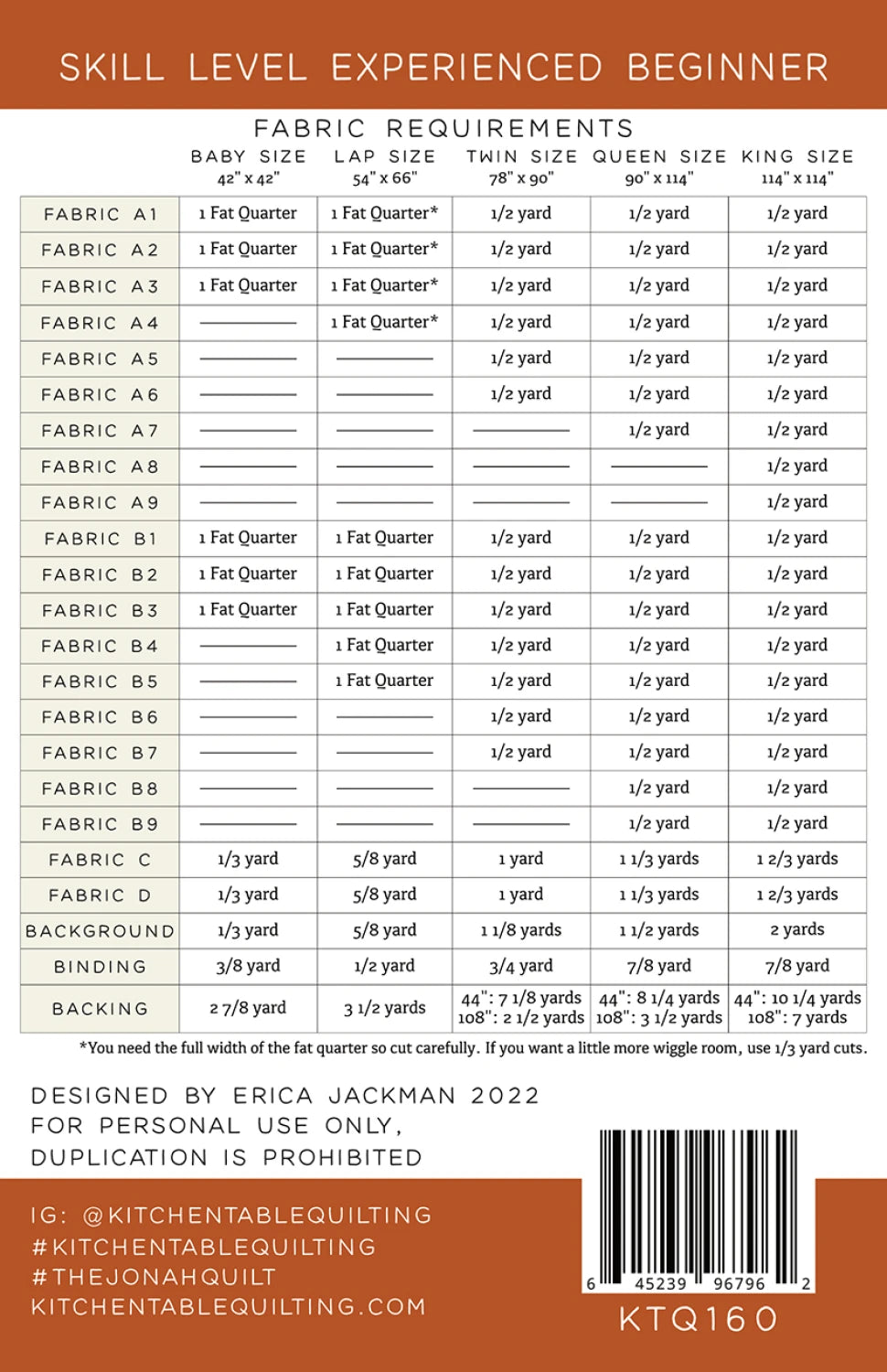 Intervals Wovens by Ghazal Razavi : The Jonah Quilt Kit