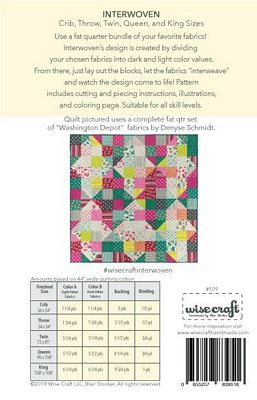 Interwoven Complete Quilt Pattern