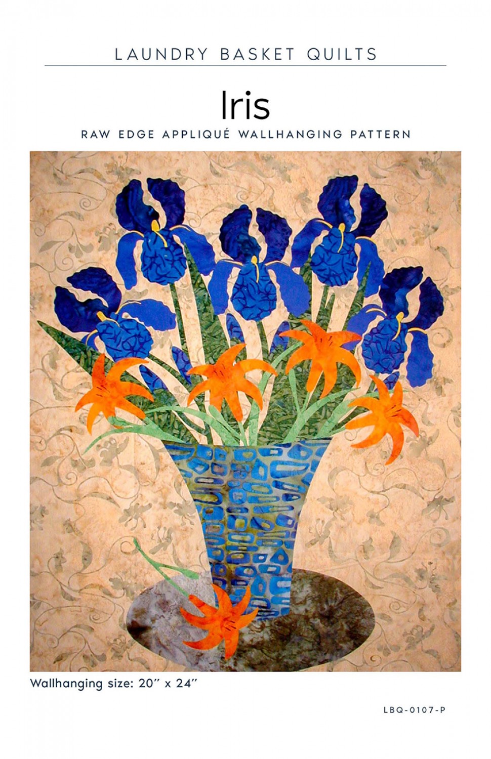 Iris Quilt Pattern by Laundry Basket Quilts