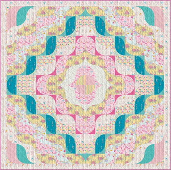 Island Life by Patty Basemi - Free PDF Gentle Waves Quilt Pattern