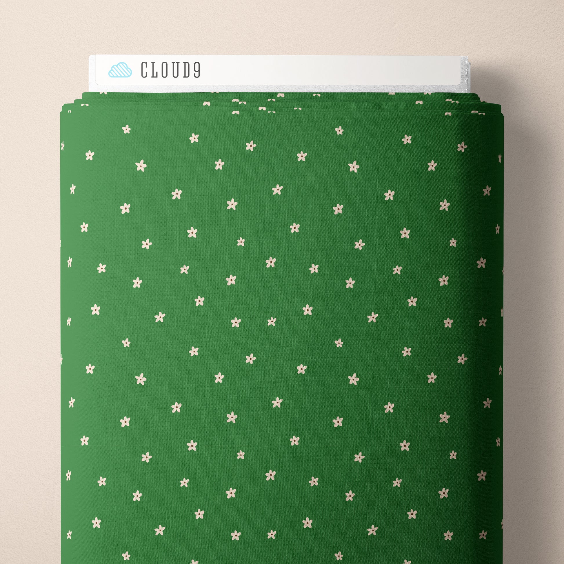 It Was The 70's by Cora Vickers : Disty Flowers Green 2293-68