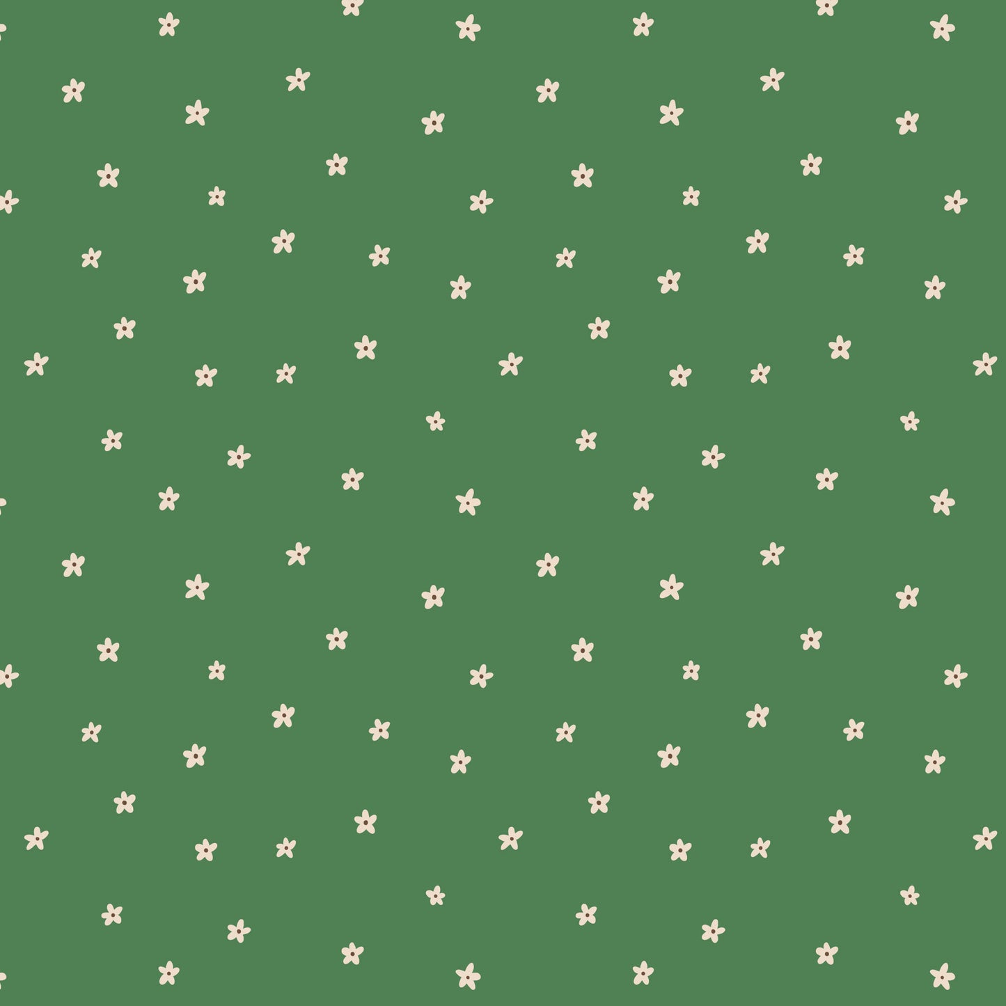 It Was The 70's by Cora Vickers : Disty Flowers Green 2293-68