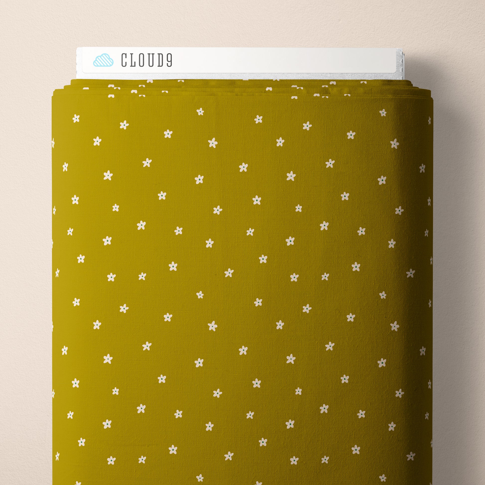 It Was The 70's by Cora Vickers : Disty Flowers Olive 2293-69