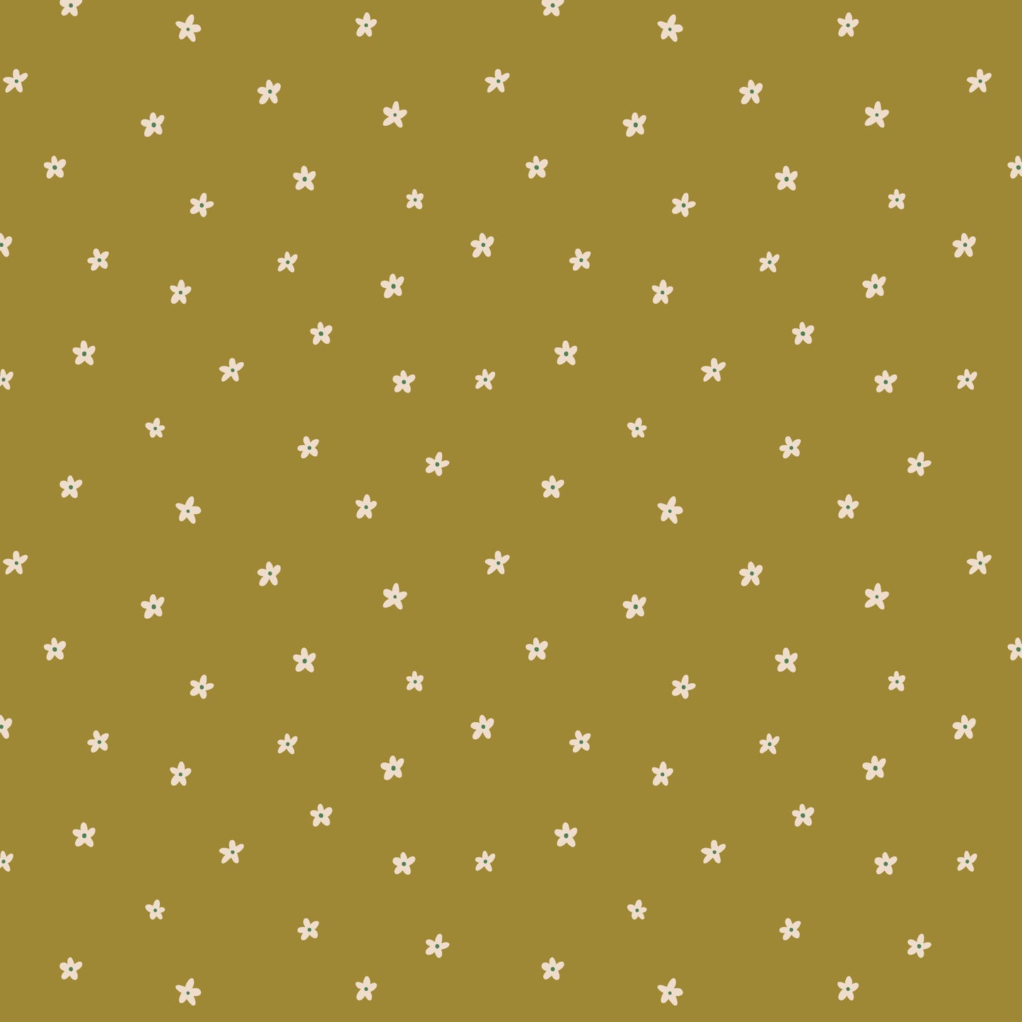 It Was The 70's by Cora Vickers : Disty Flowers Olive 2293-69