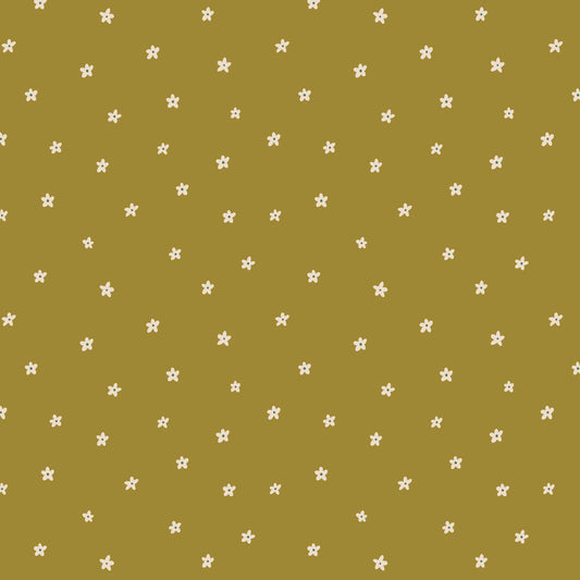 It Was The 70's by Cora Vickers : Disty Flowers Olive 2293-69