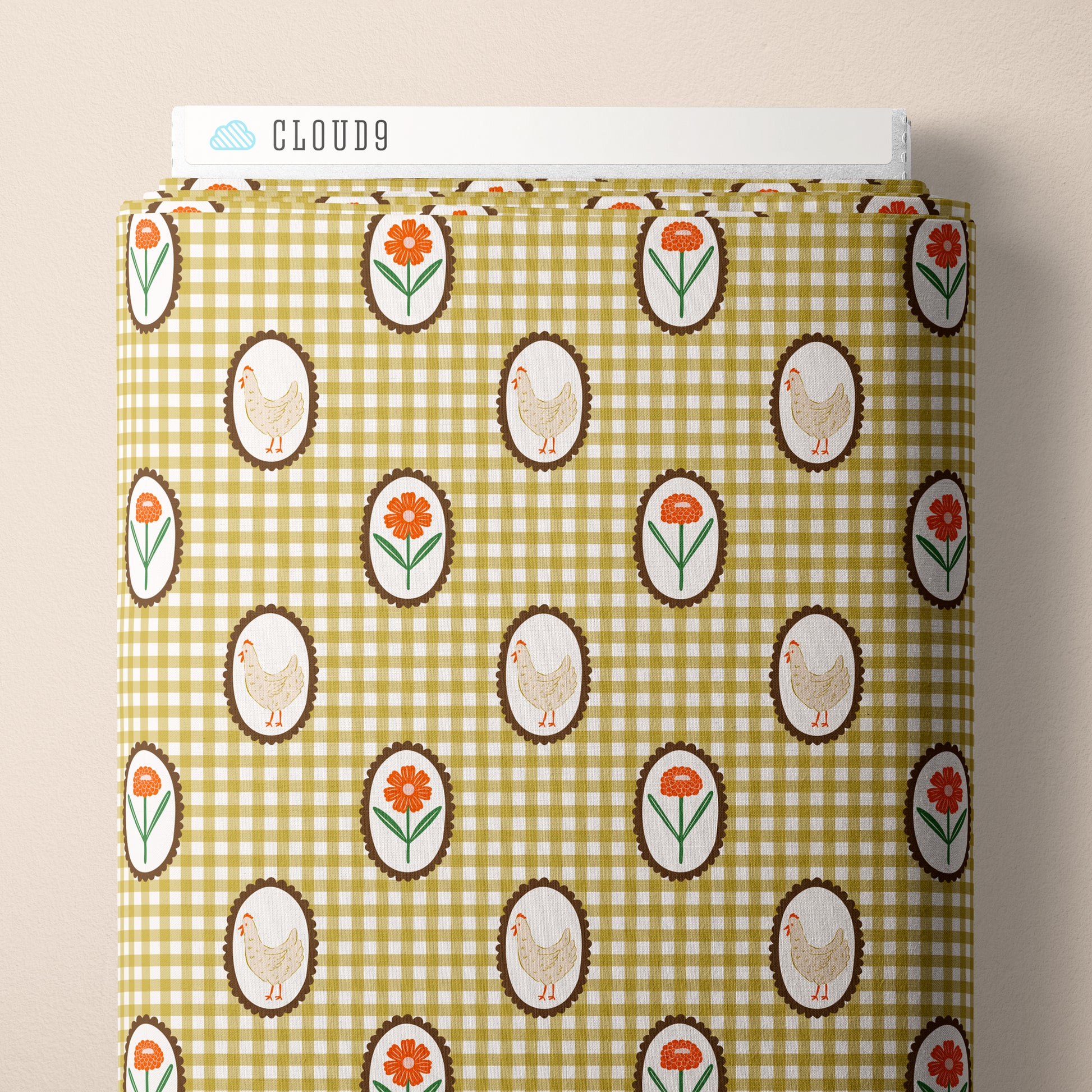 It Was The 70's by Cora Vickers : Girls in the Garden Olive 2293-83
